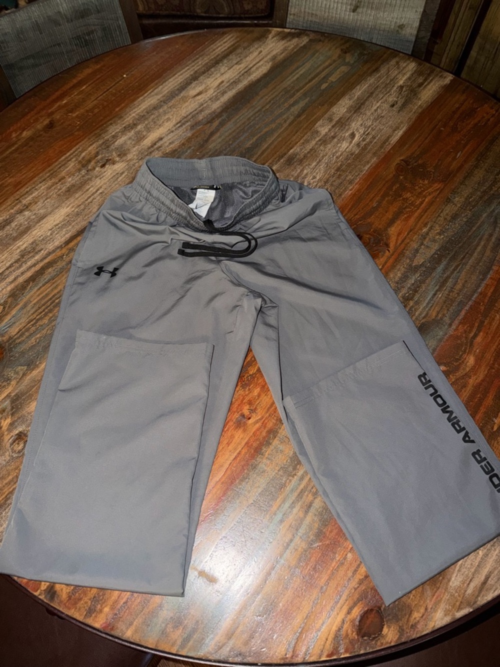 Under Armour Light Gray Pants. Excellent condition without tags. Men’s small